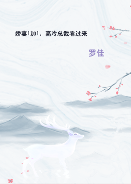 娇妻1加1：高冷总裁看过来
