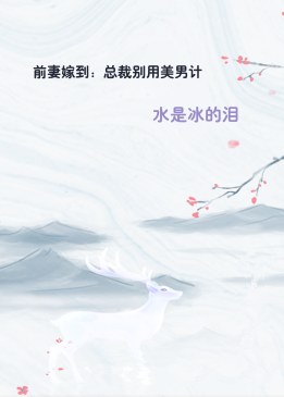 前妻嫁到：总裁别用美男计