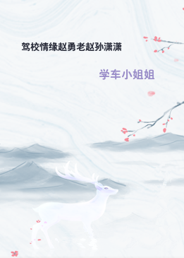 驾校情缘赵勇老赵孙潇潇