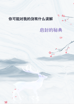 你可能对我的剑有什么误解